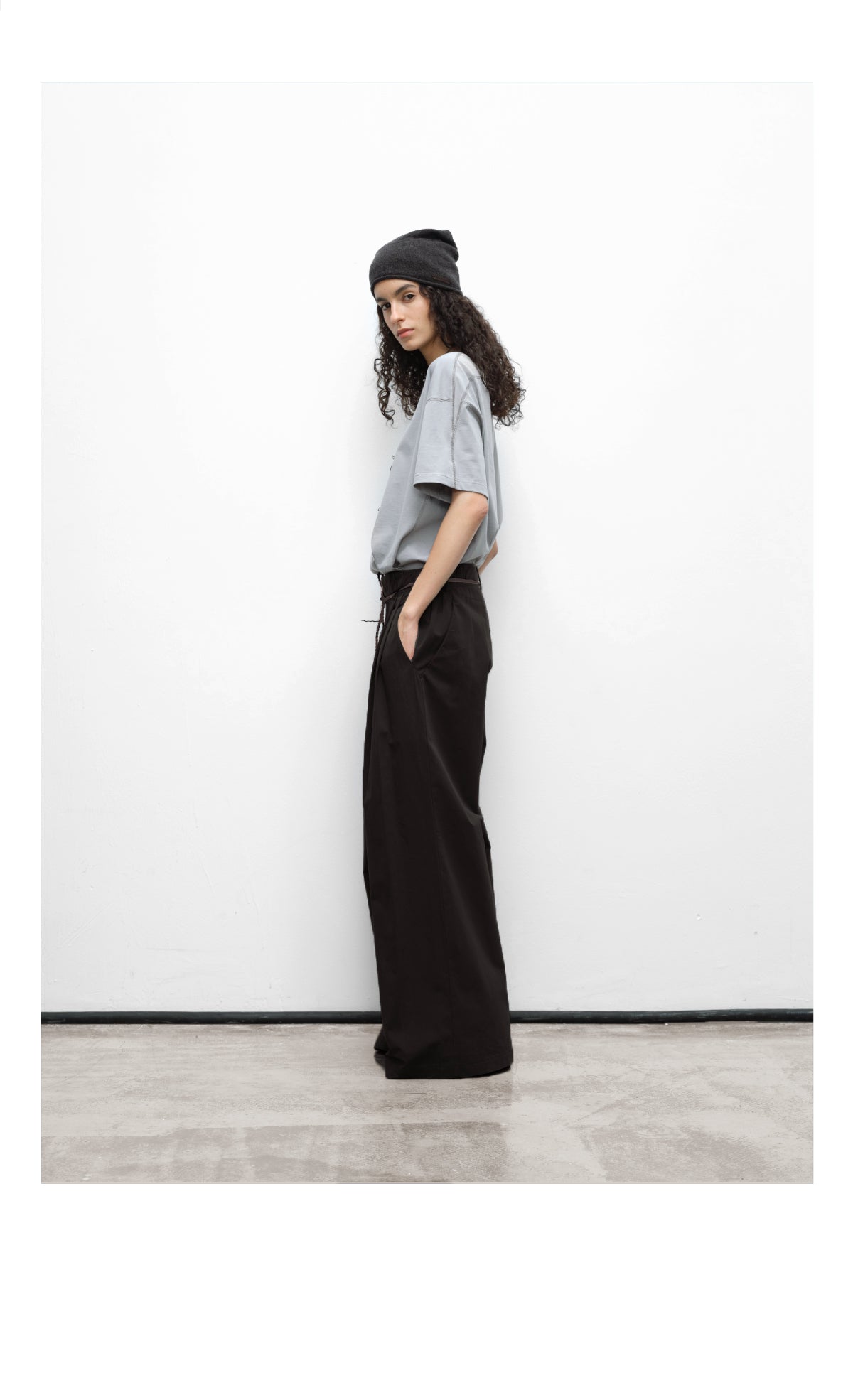 Elastic Waist Casual Pants