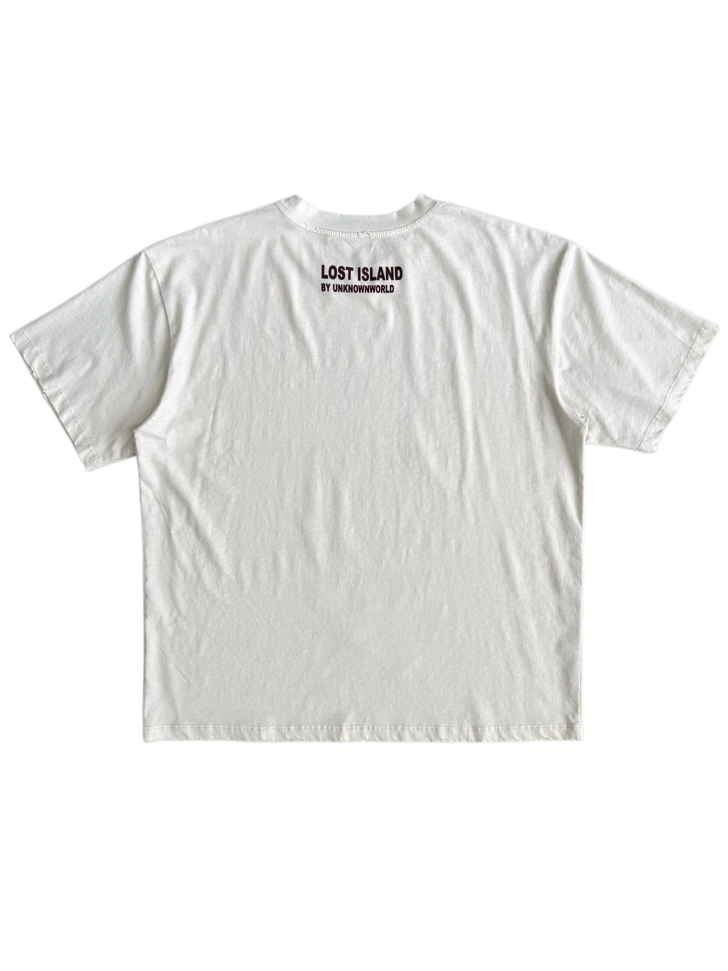 Loose-fit Printed T-Shirt with Shoulder Design