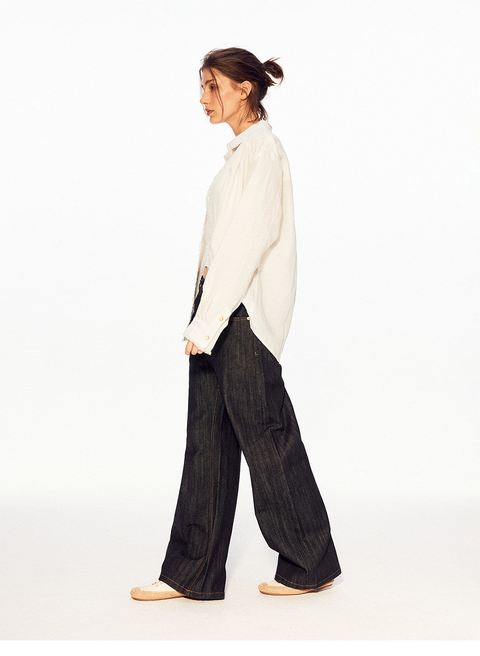 Casual Straight-Leg Jeans