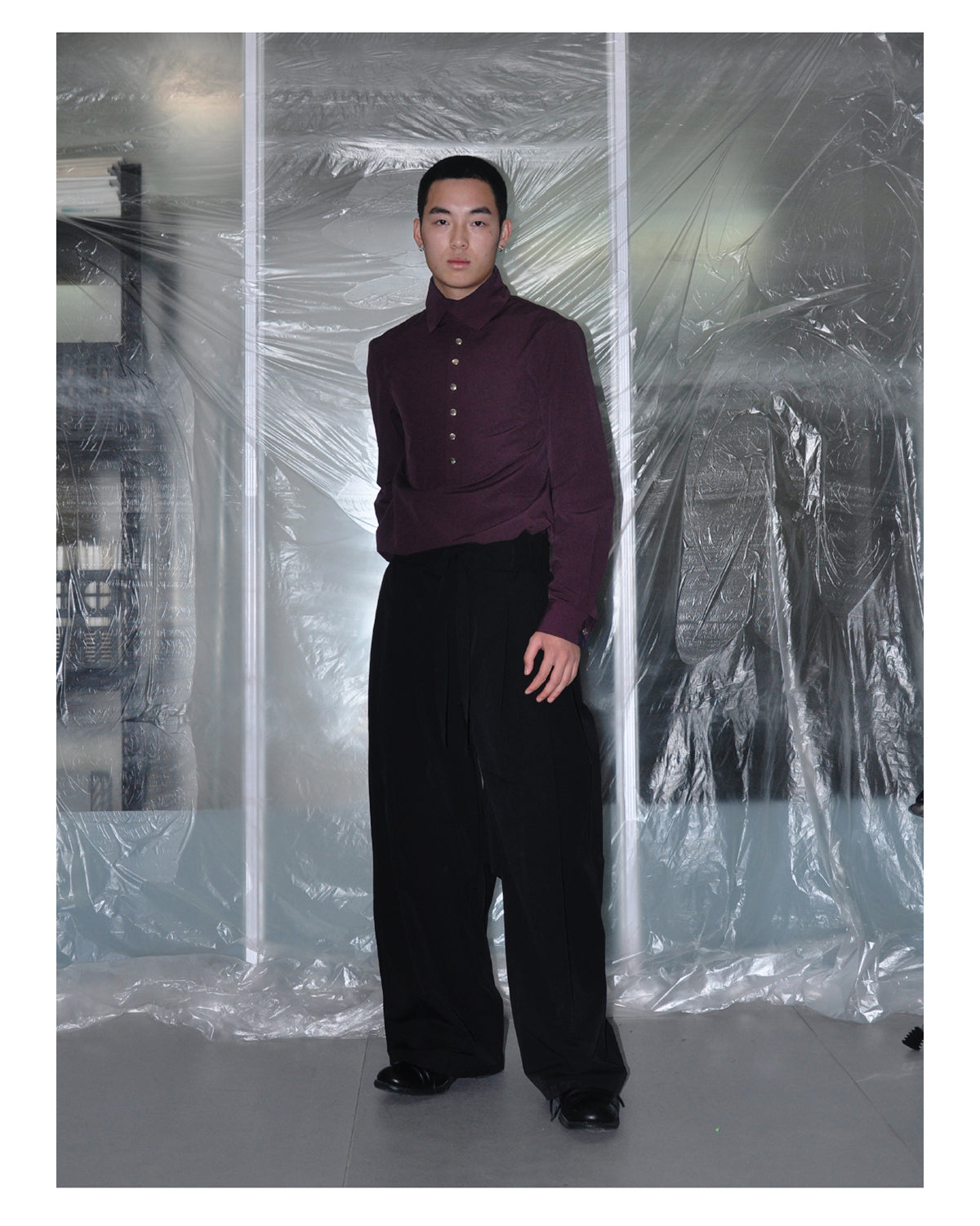 Multi-button pullover shirt