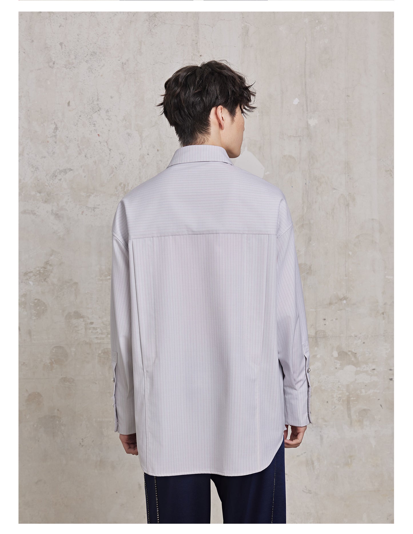 Loose-fitting casual letter shirt