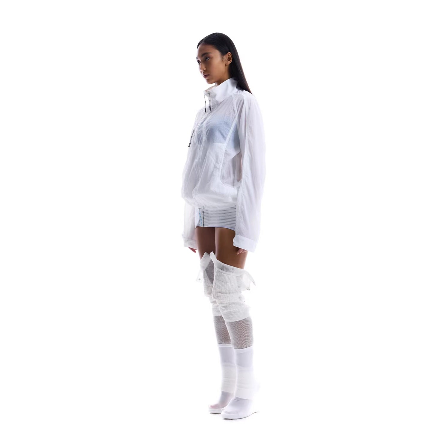 Sheer Stand-Up Collar Sun Protection Jacket