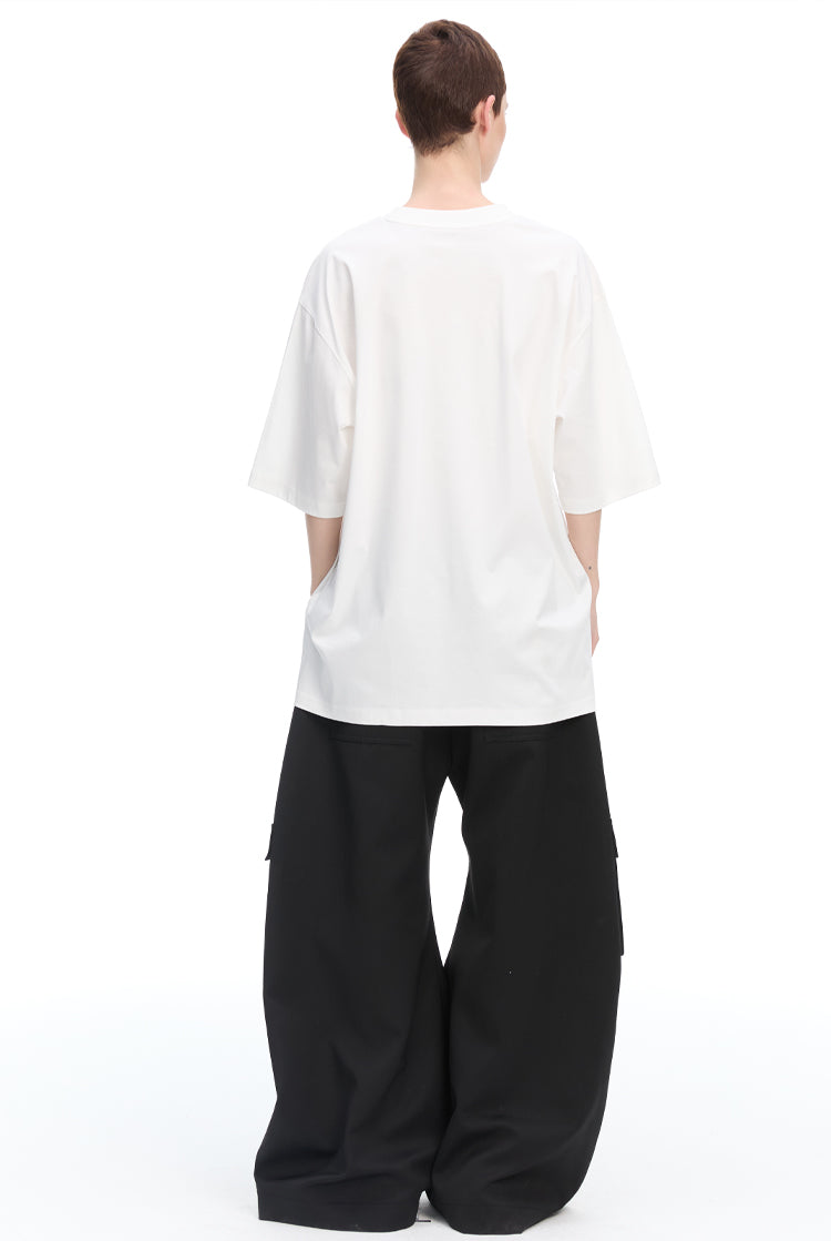 Printed 2-tone T-shirt