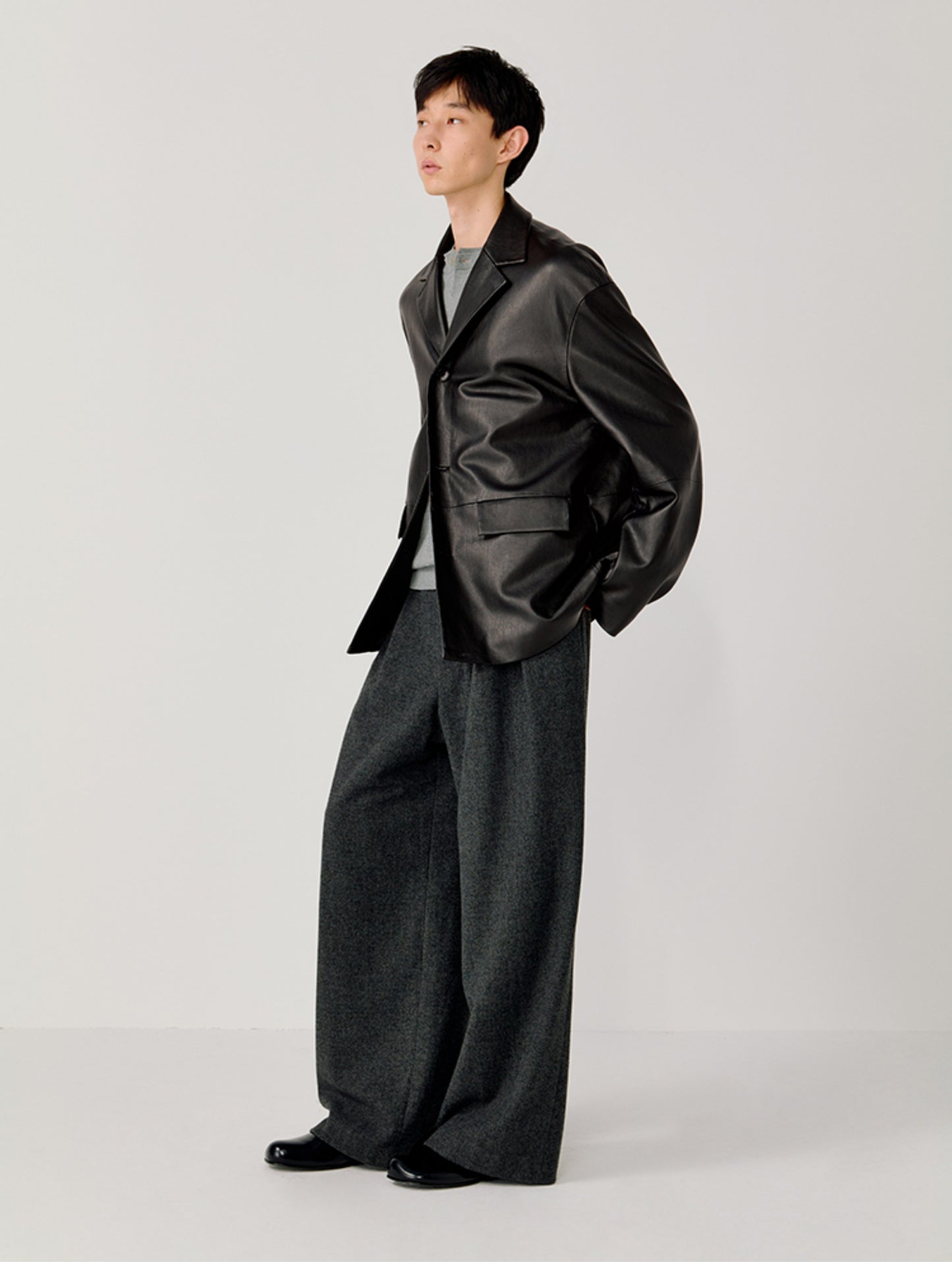 Vintage Eco Leather Jacket