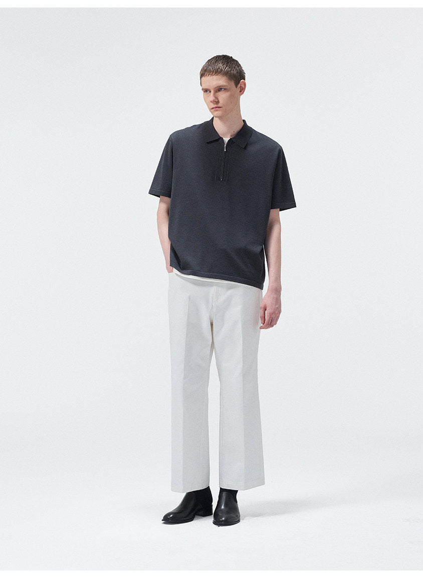 Mulberry Silk Blend Polo Shirt