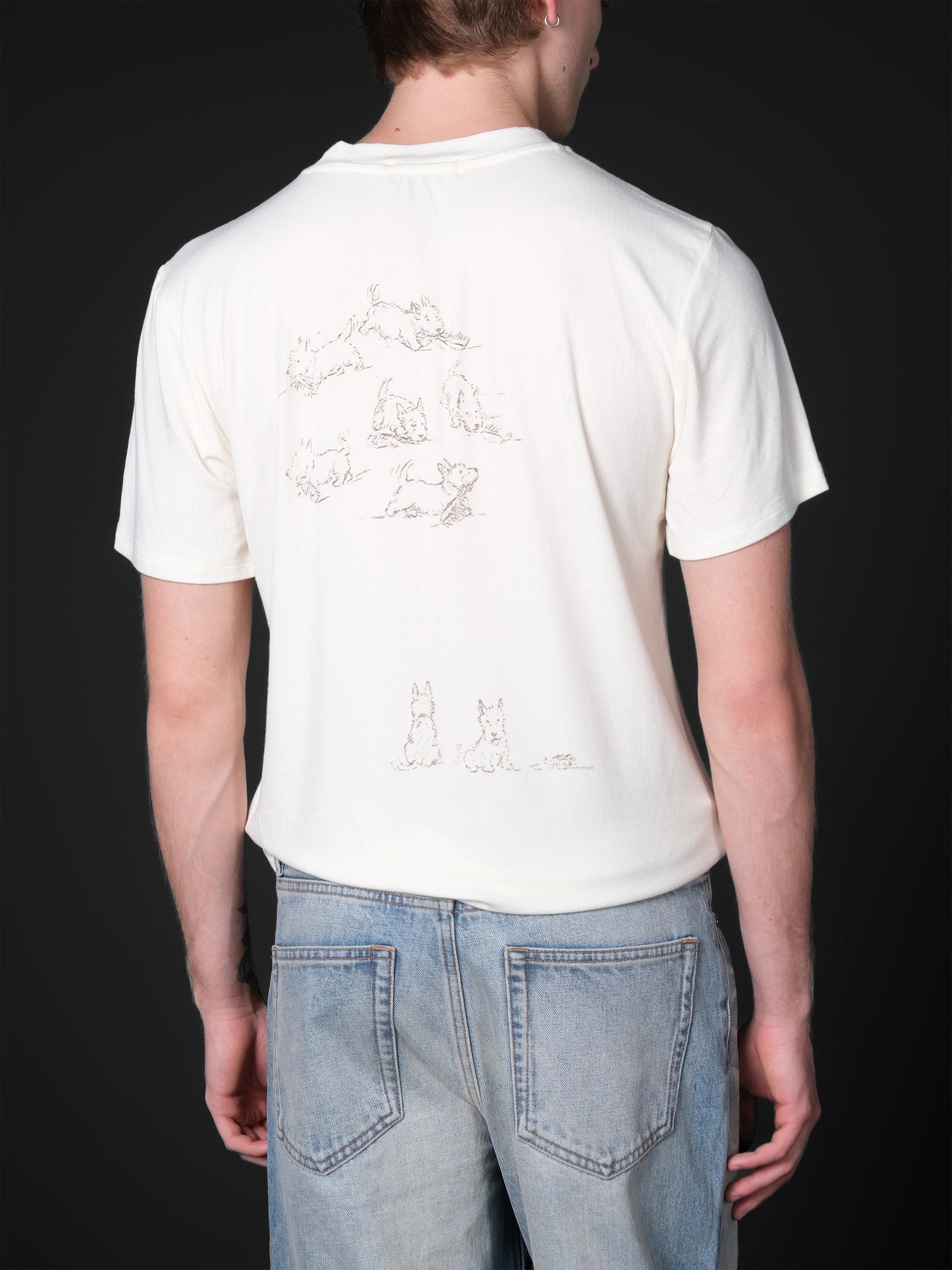 Short Wide Sleeve T-Shirt