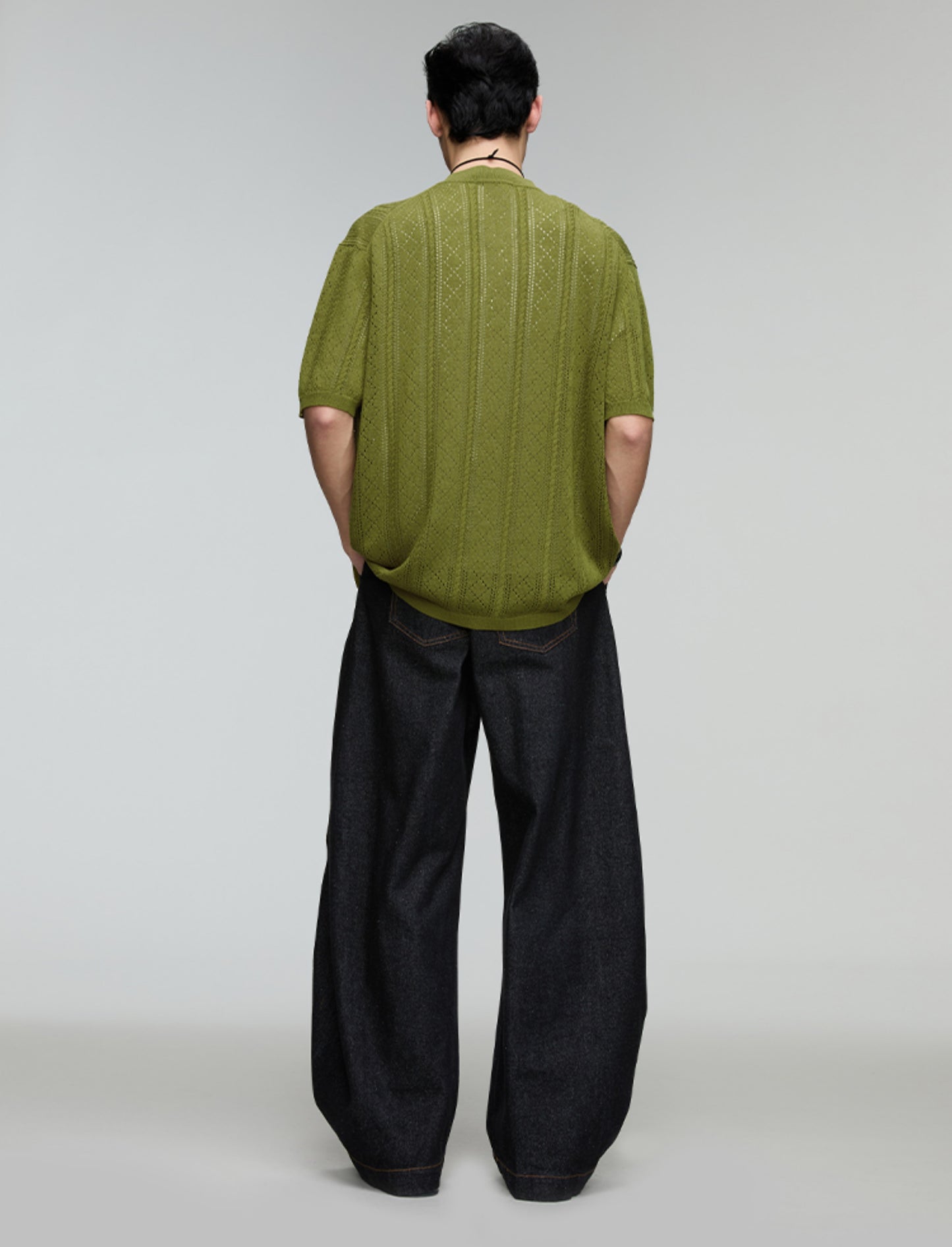 Linen blend cardigan