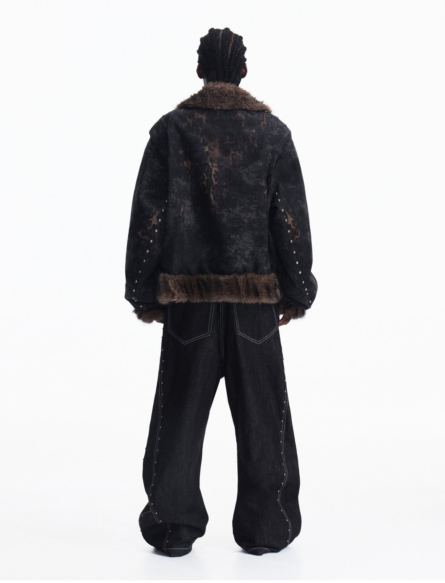 Faux Mink Fur Jacket