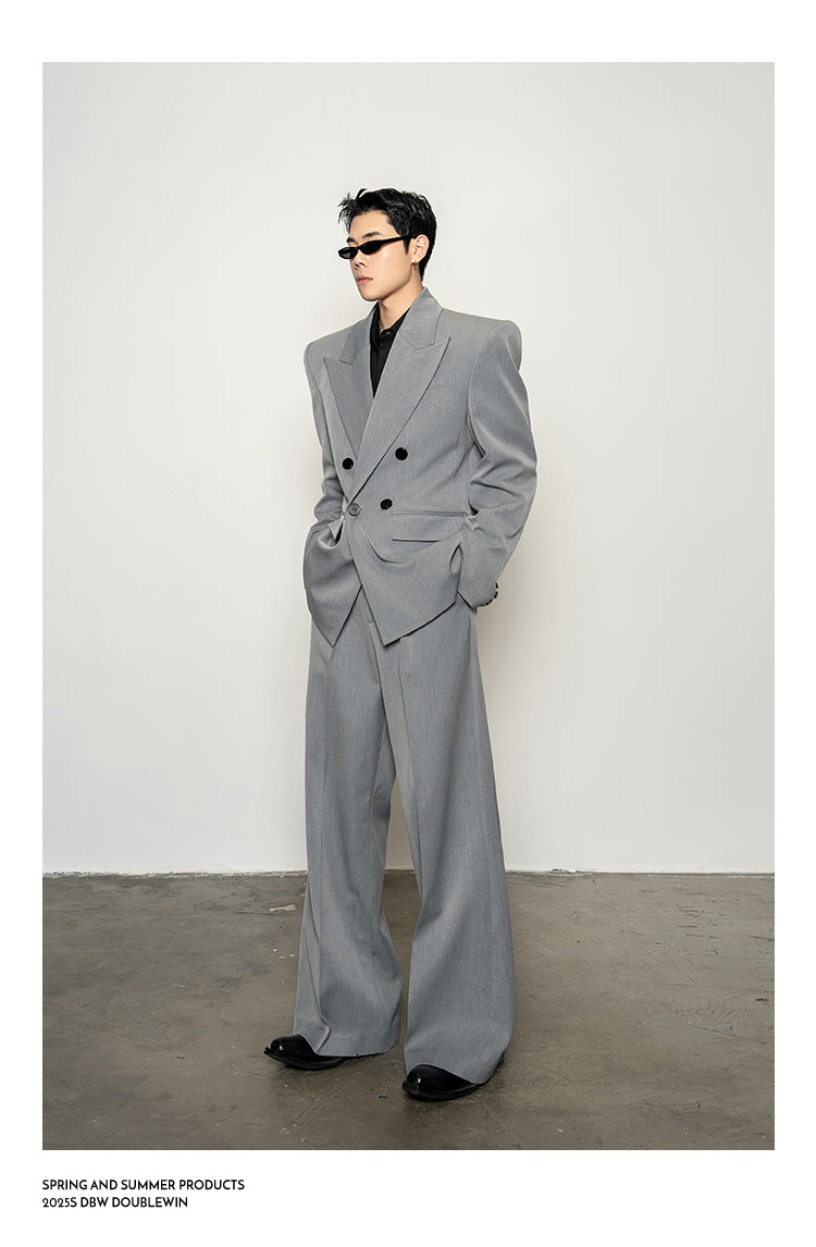 Premium Straight-Shoulder Suit