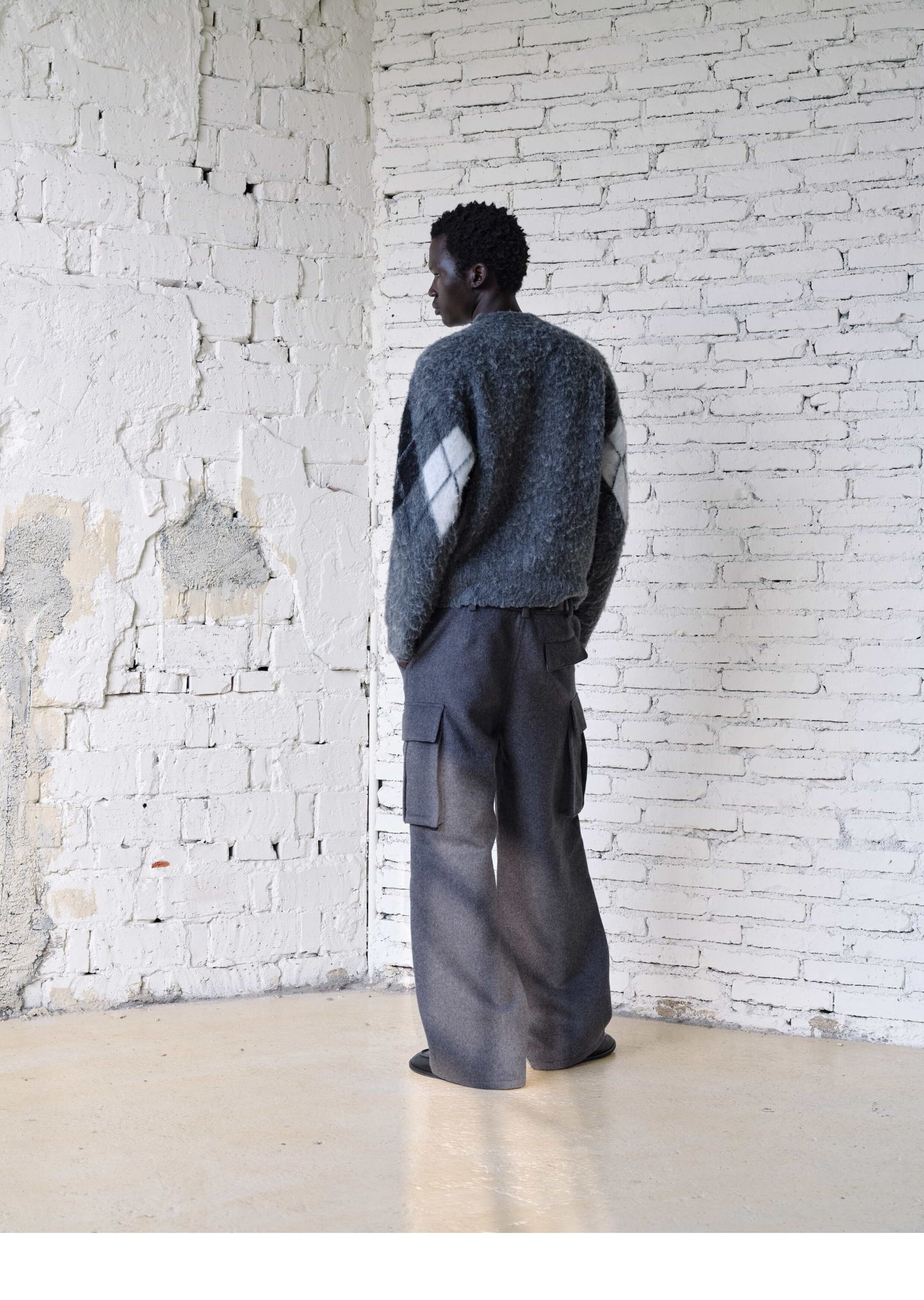 Wool-Blend Work Pants