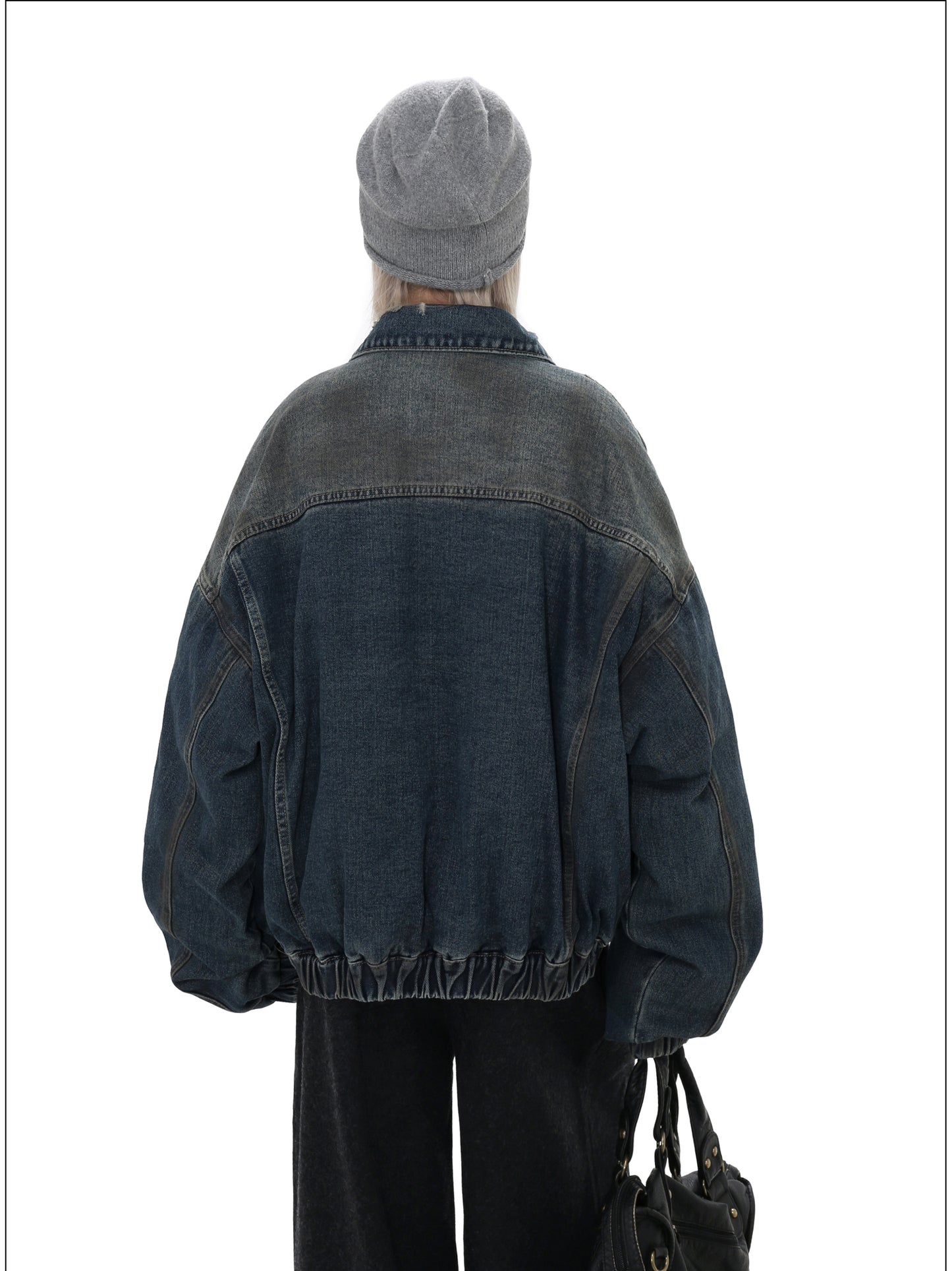 Reversible Denim Down Jacket