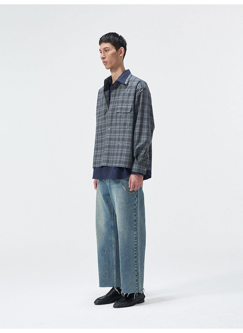 Casual Shirt with Large Patch Pockets