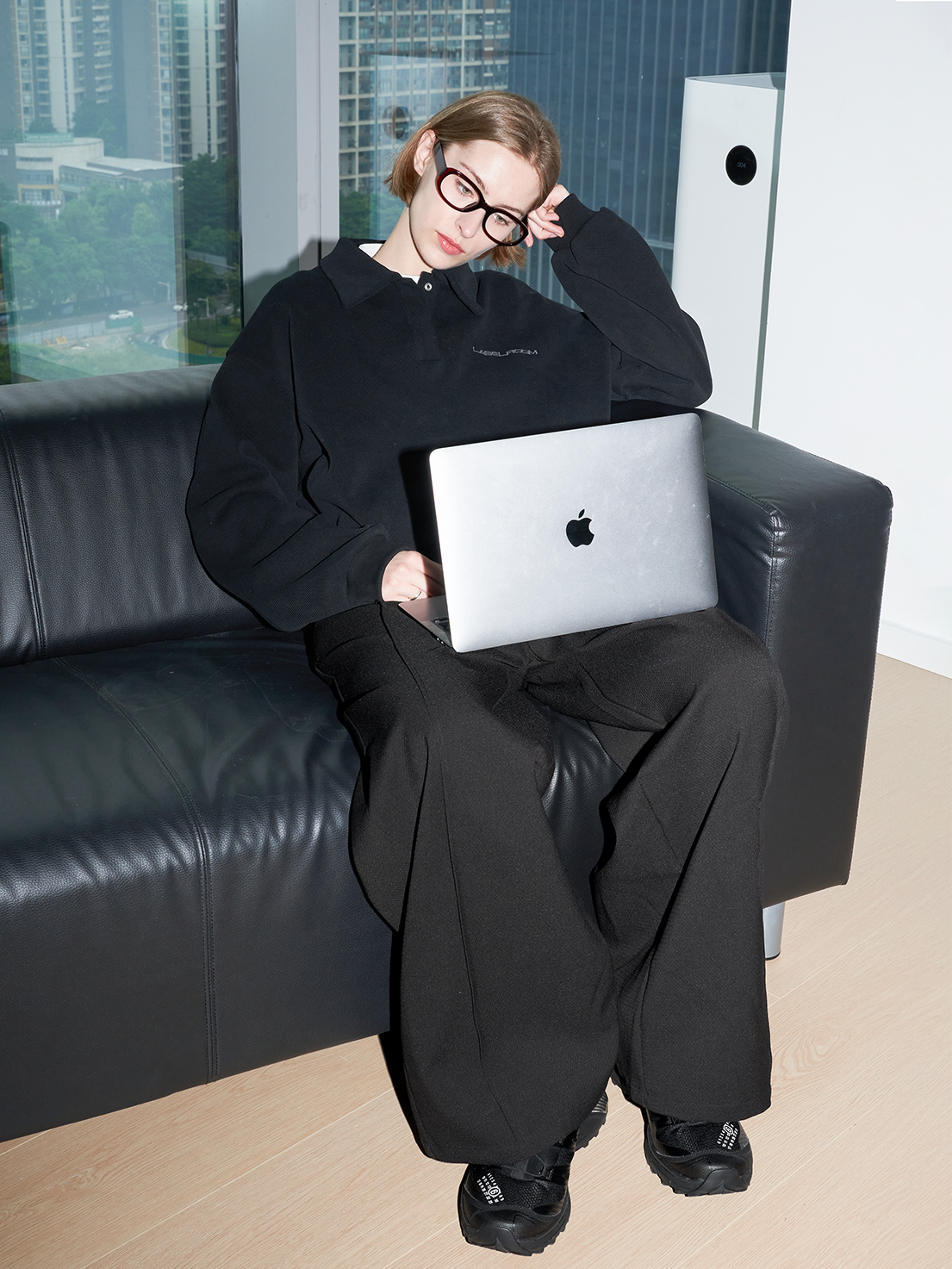 Loose basic casual pants