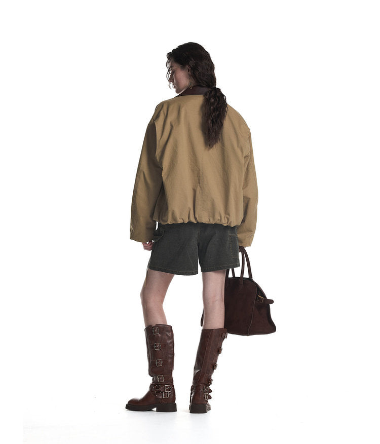 Drawstring Casual Jacket