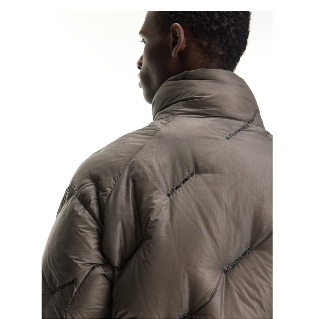 Lightweight Embroidered Down Jacket