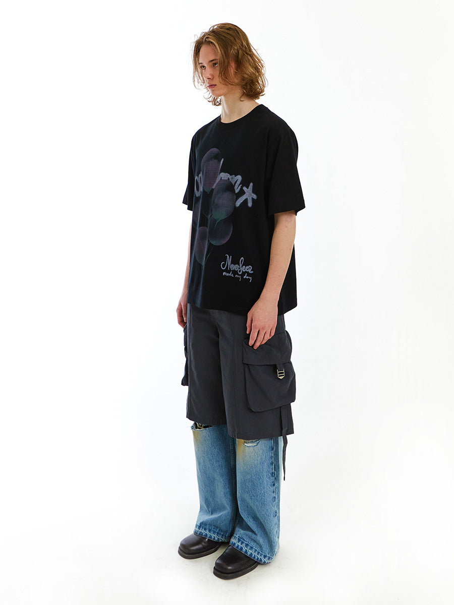 Printed Loose Casual Short-Sleeved T-Shirt