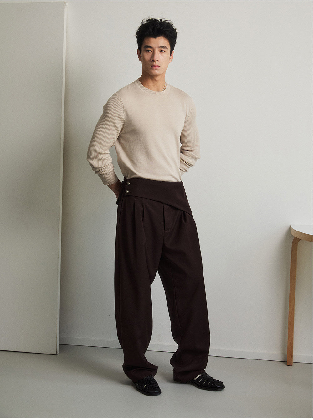 Unisex Drape Casual Pants