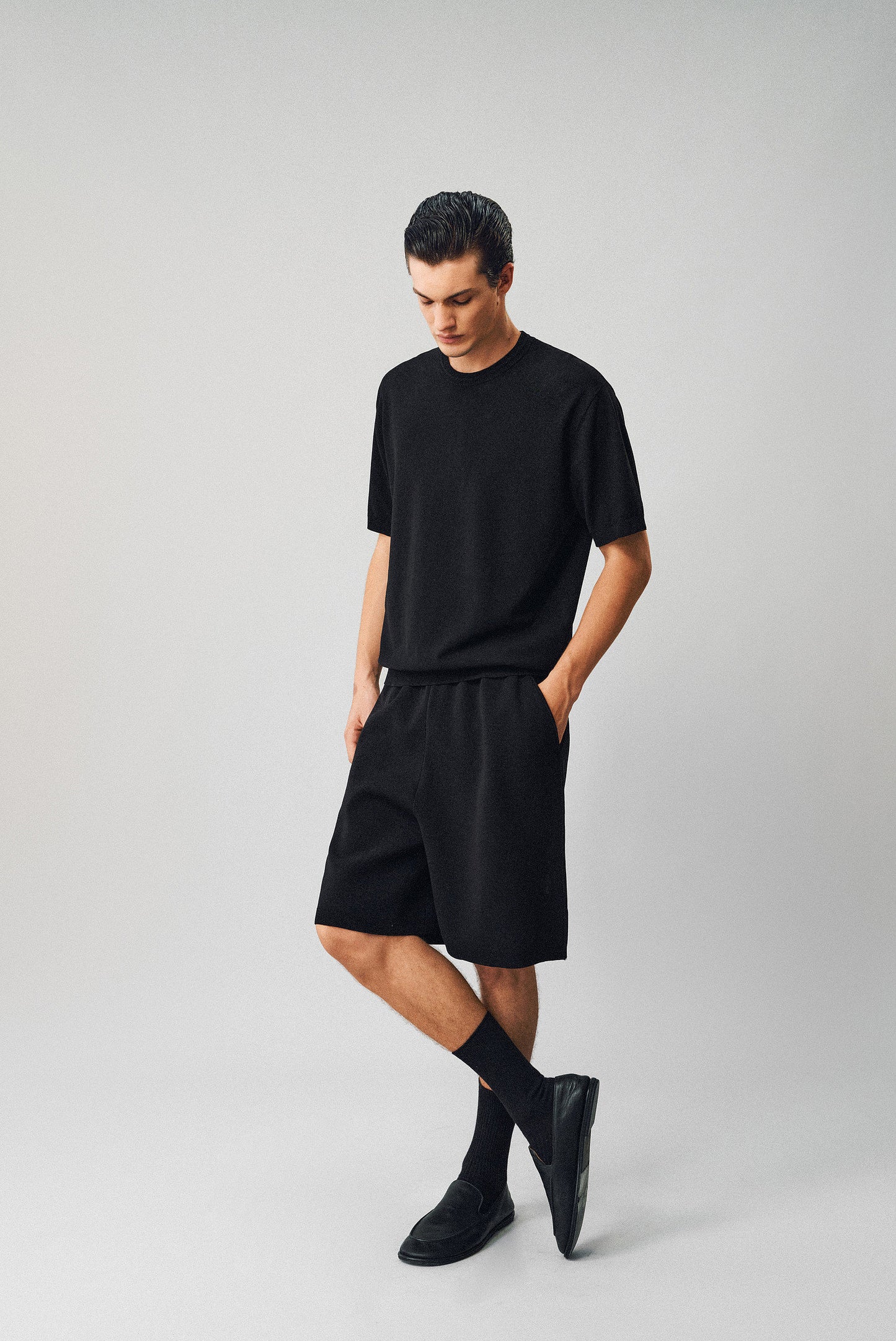Jacquard Knit Shirt