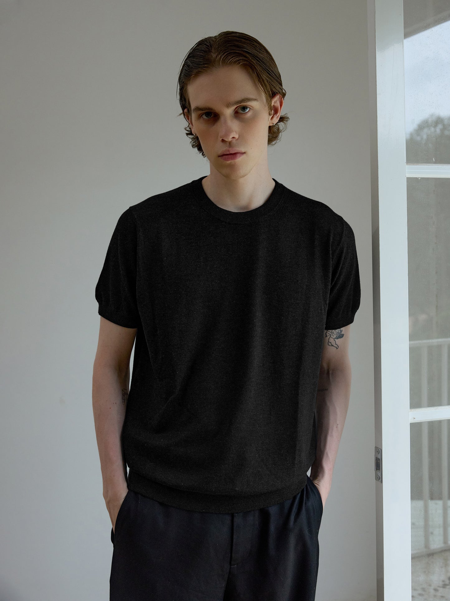 Slim crew neck T-shirt