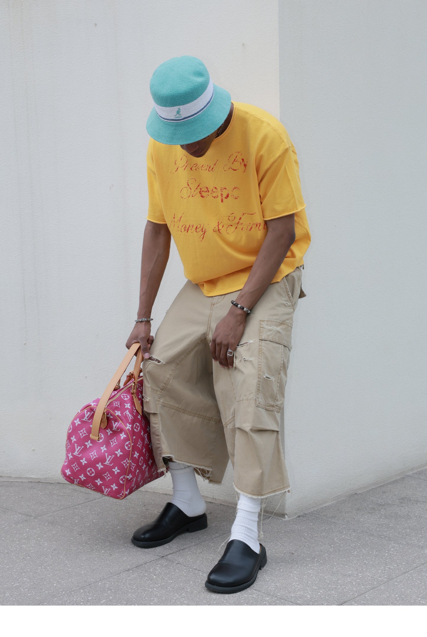 Distressed Print T-Shirt