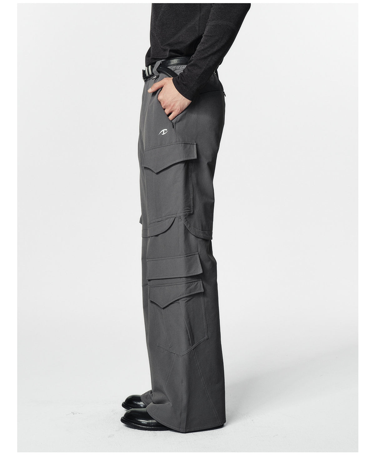 9-Pocket Straight-Leg Casual Pants