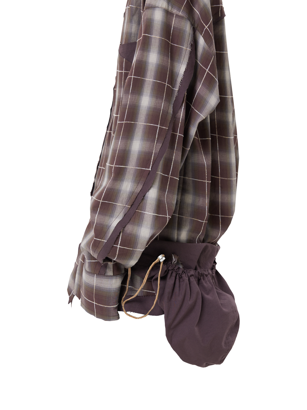 Loose-Fitting Frilled Zipper Shirt with Detachable Hood