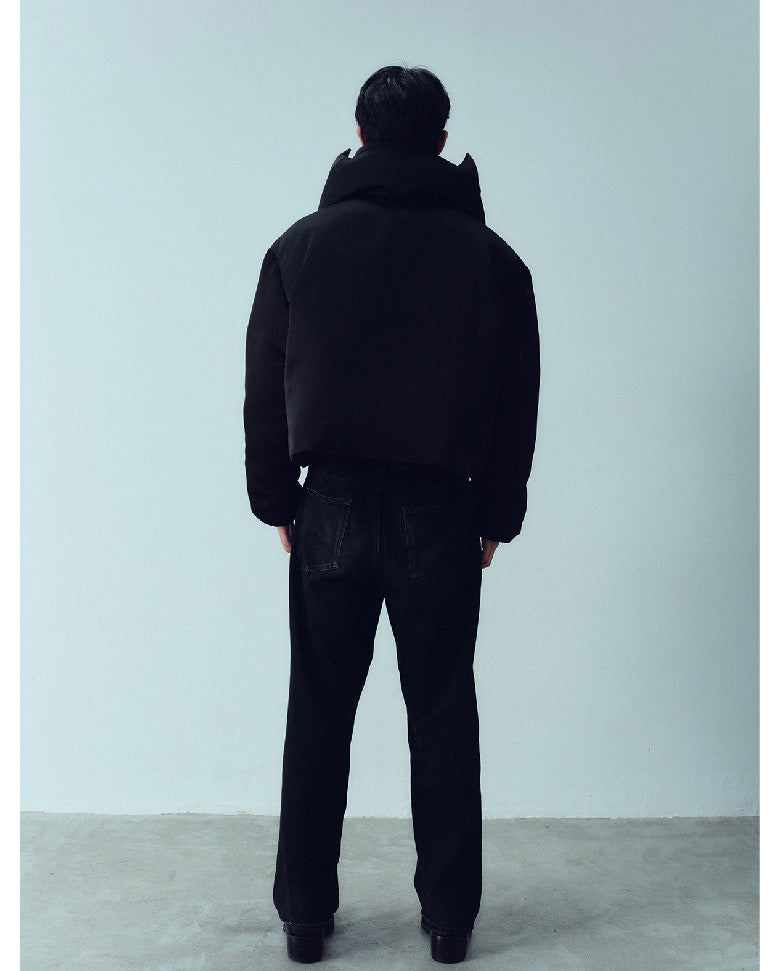 Short-length Shiny Down Jacket