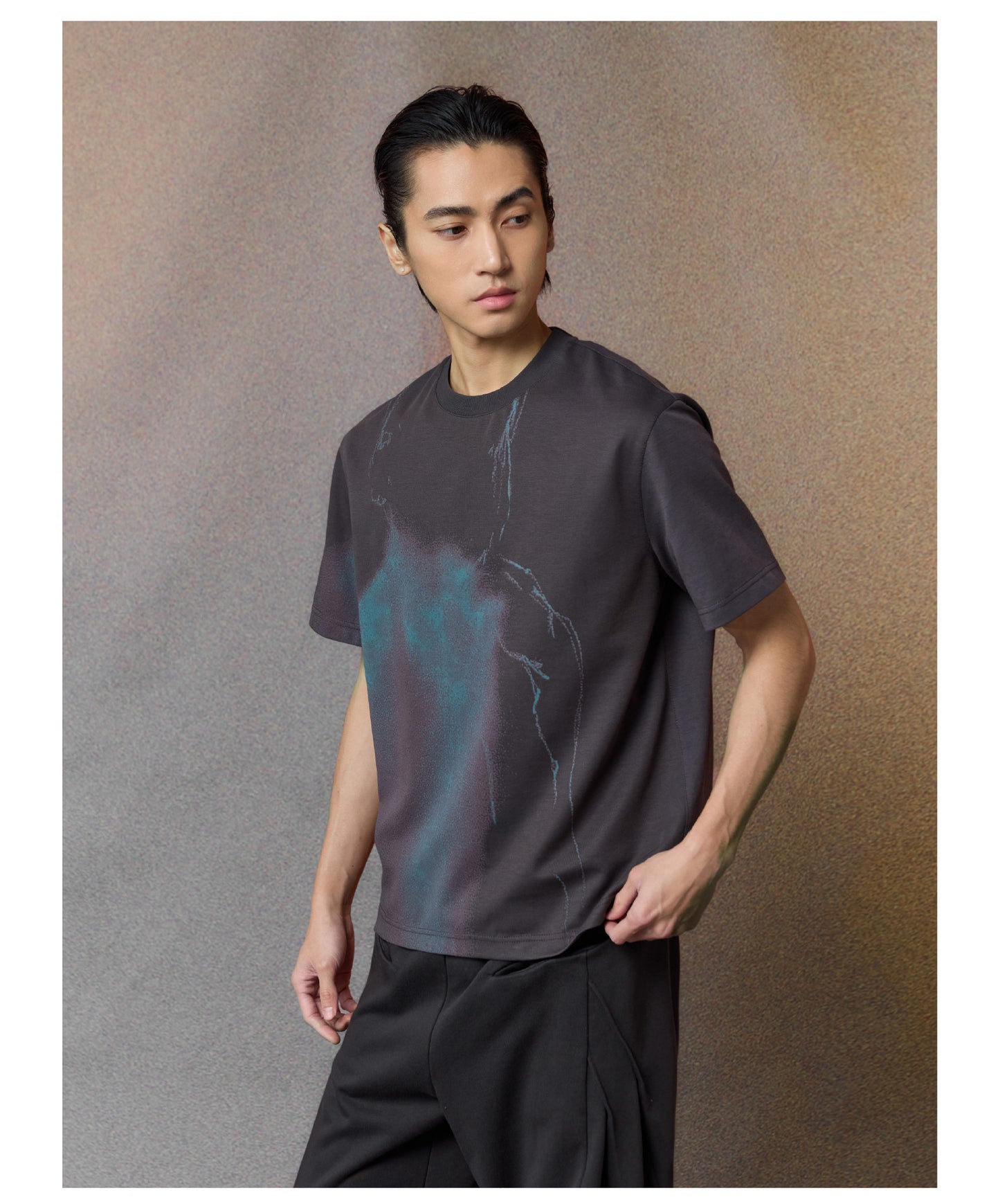 Icefield-Finish Printed T-Shirt