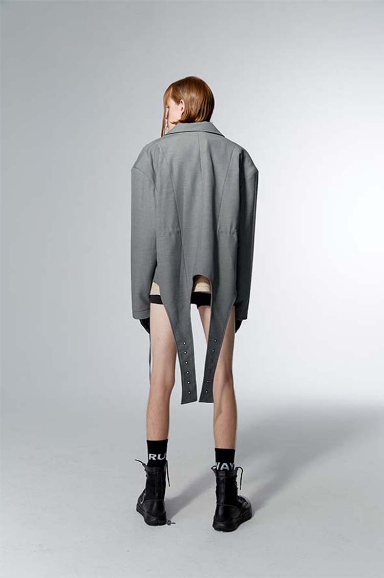 Unisex patent leather jacket