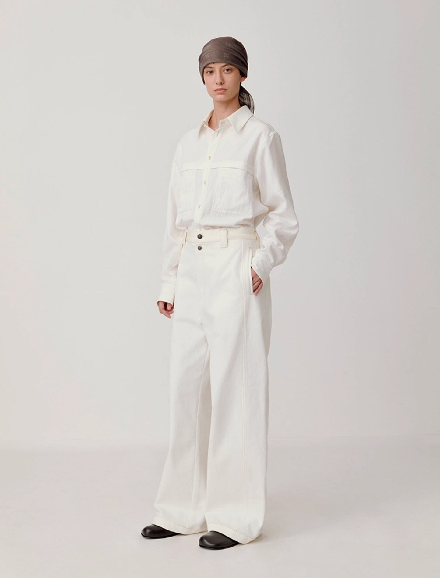 Shirt with patch pockets