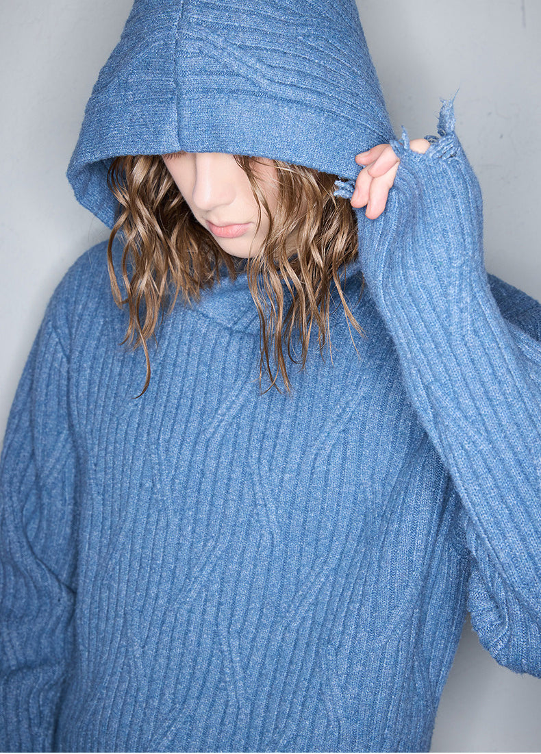 Hooded Pullover Sweater