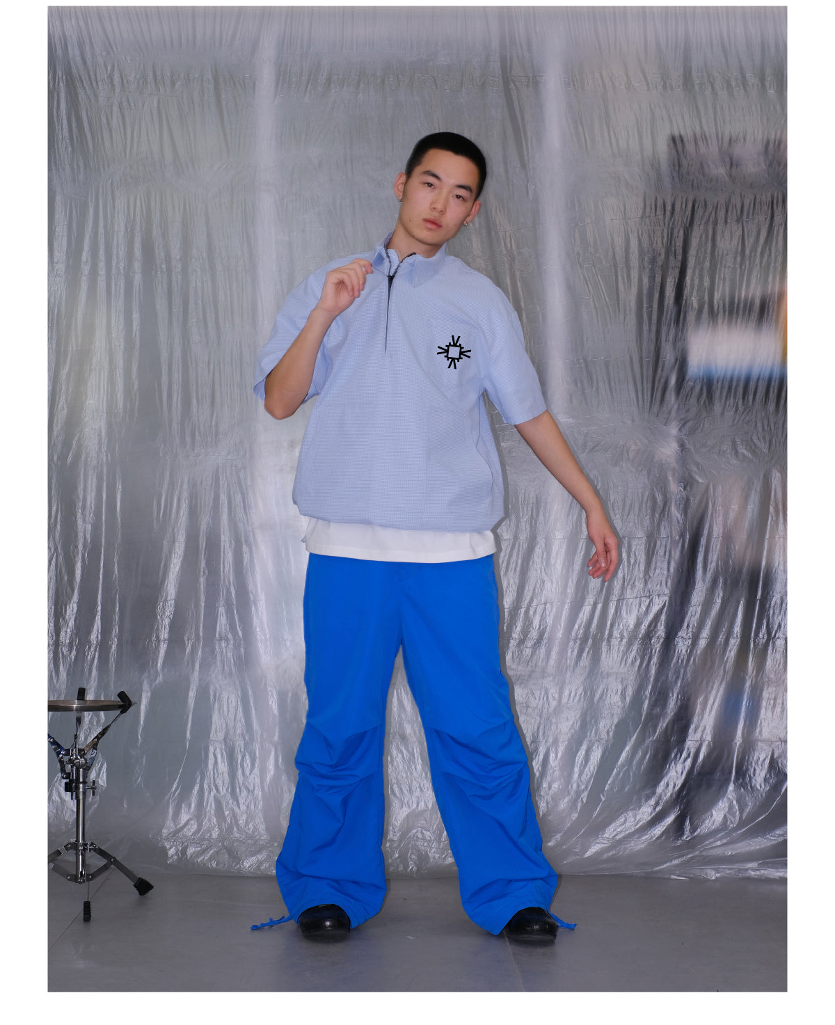 Pleated Paratrooper Pants