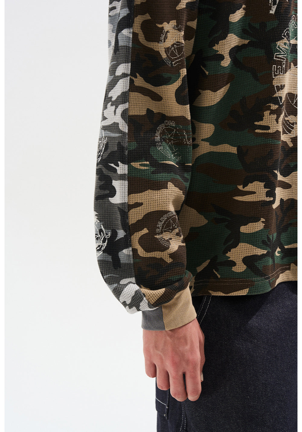 Camouflage print T-shirt