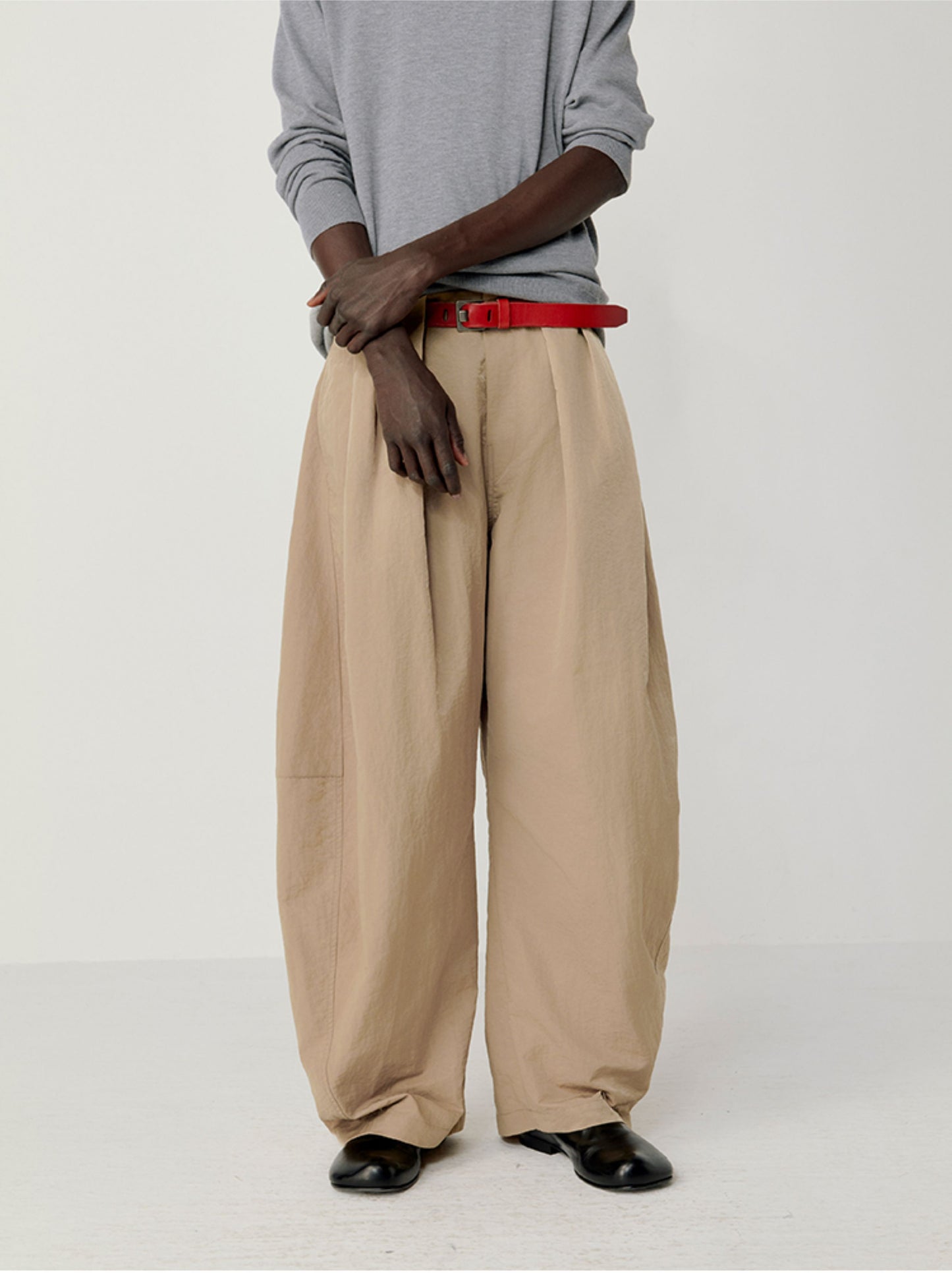 Pleated Waist Casual Pants
