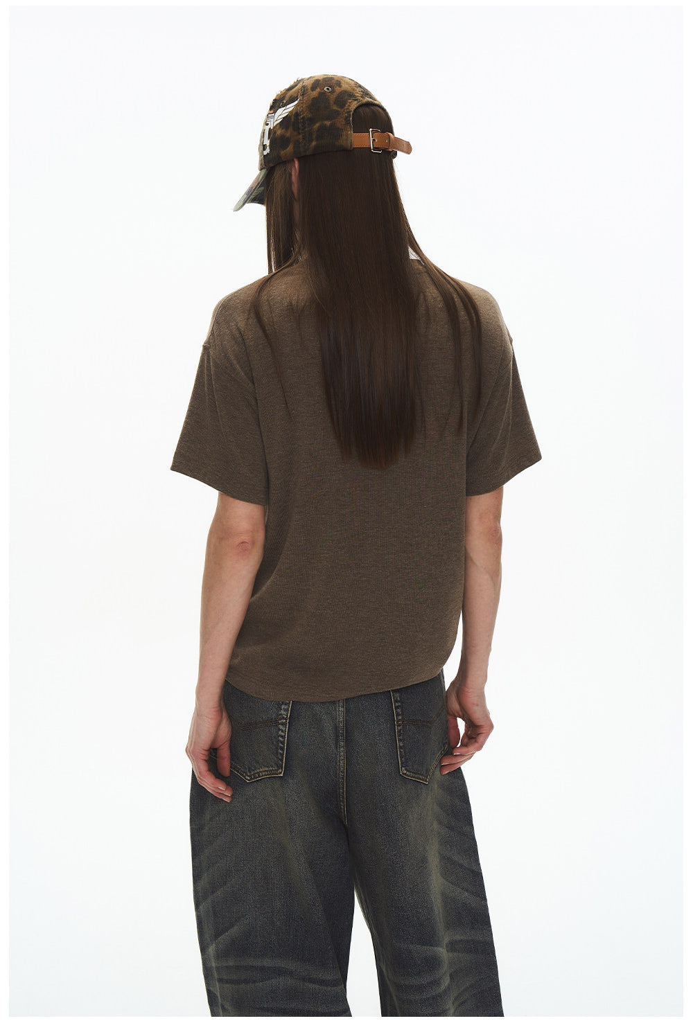 Unisex Drop-Shoulder Slim-Fit T-Shirt