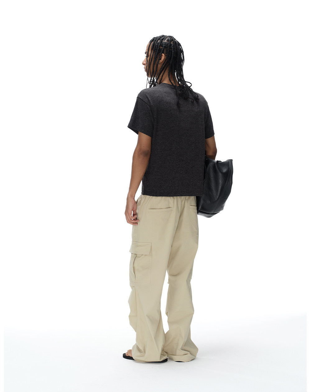 Unisex Drop-Shoulder Slim-Fit T-Shirt