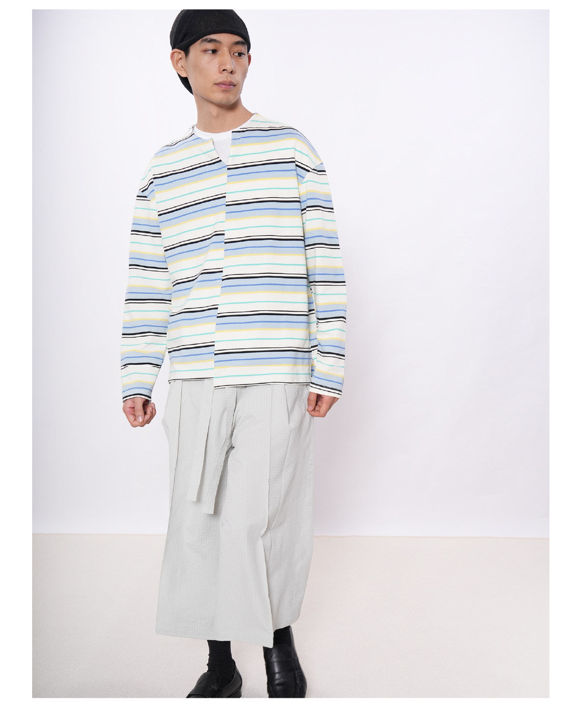 Asymmetrical Striped T-Shirt