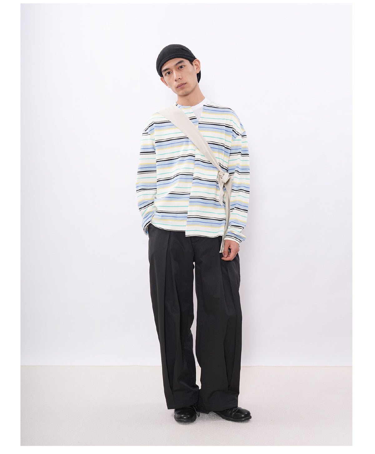 Asymmetrical Striped T-Shirt
