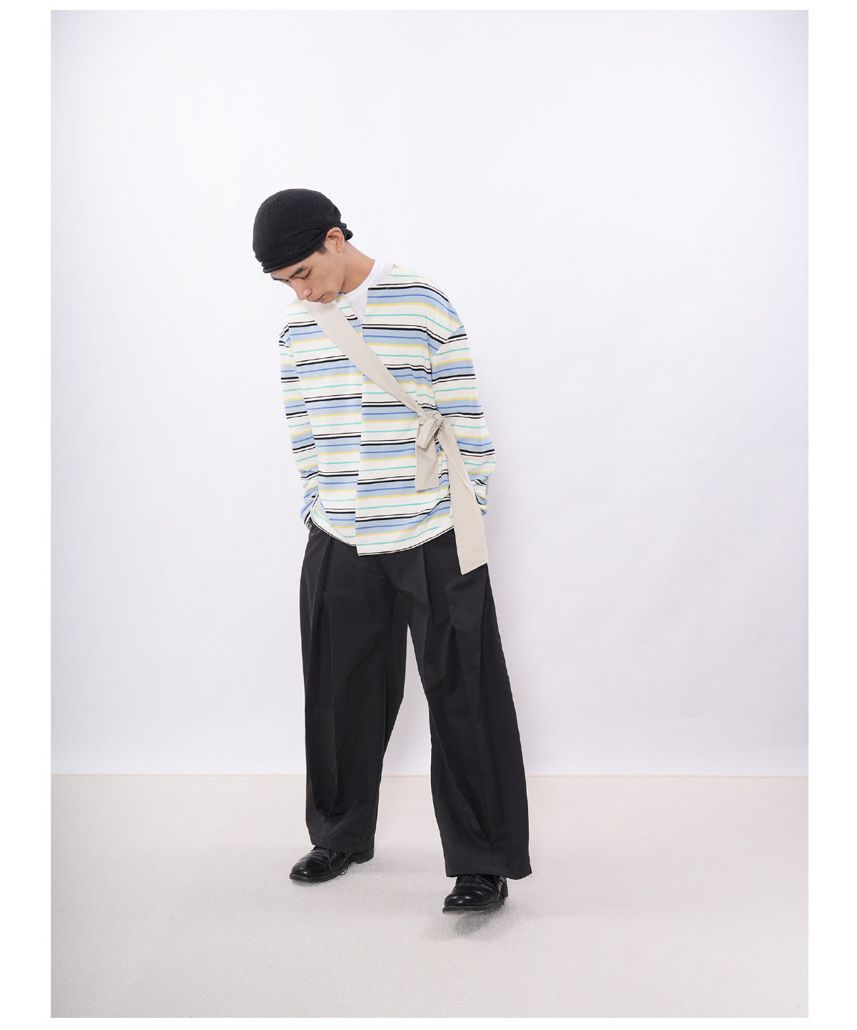 Asymmetrical Striped T-Shirt