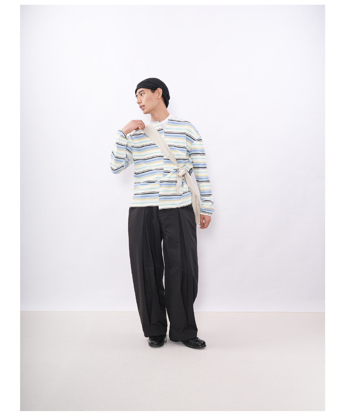 Asymmetrical Striped T-Shirt