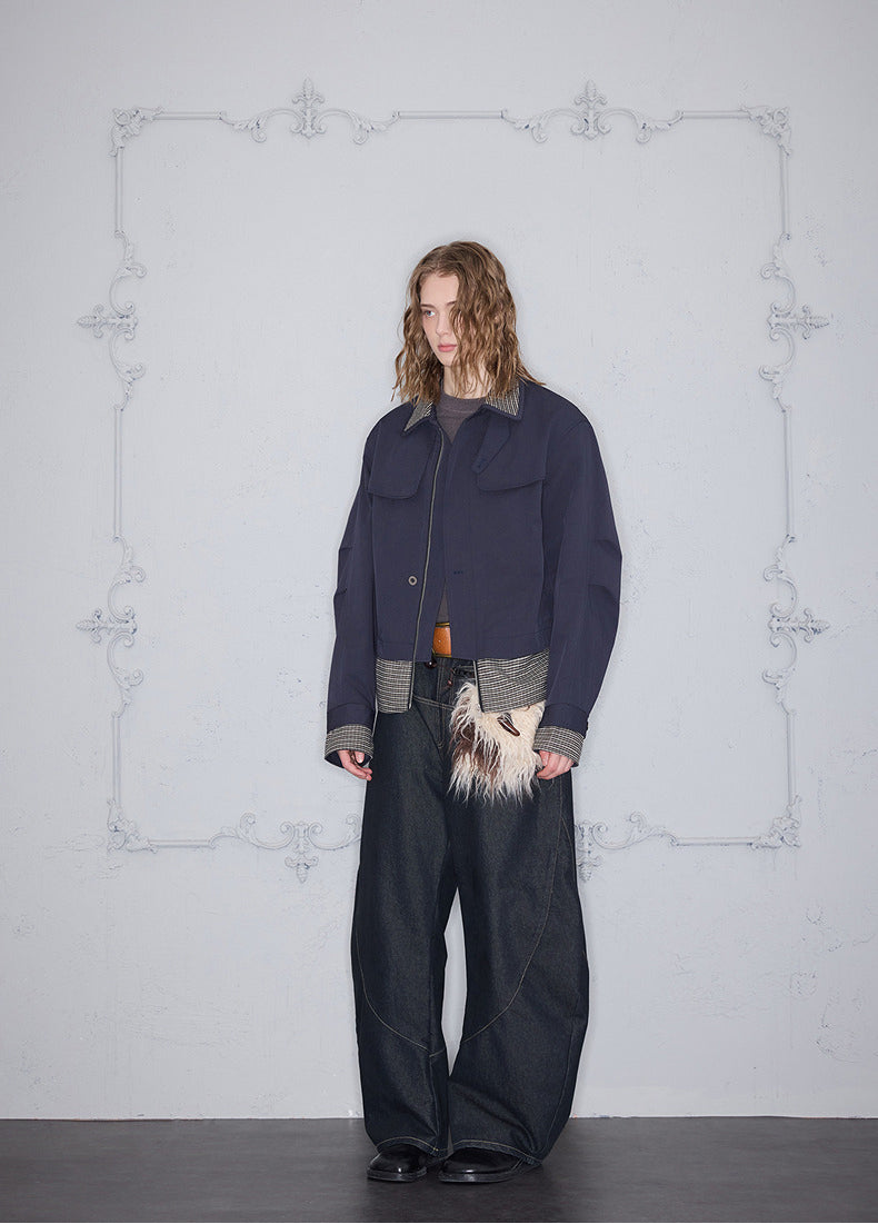 Scythe Sleeve Short Jacket