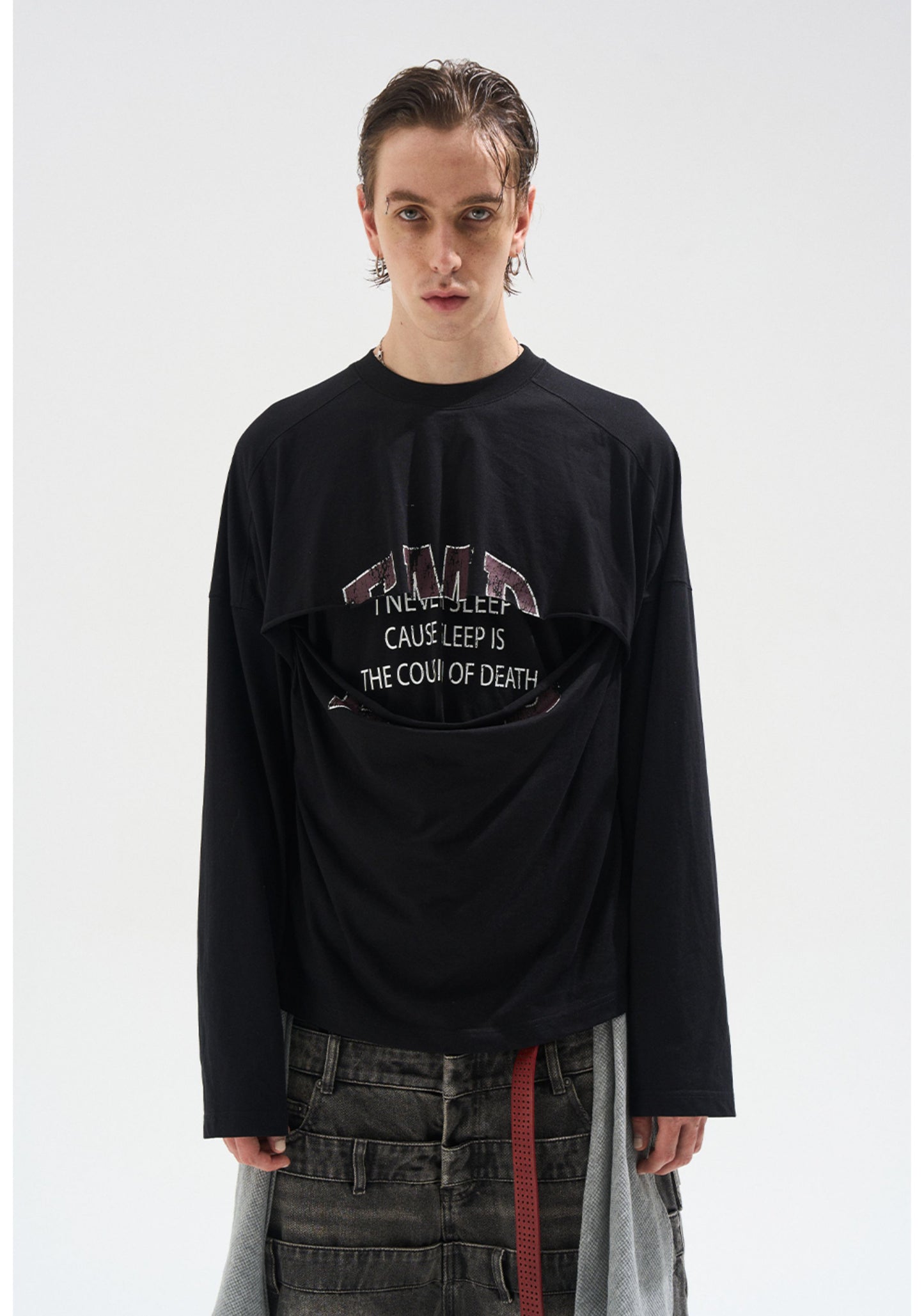 Double-layer T-shirt