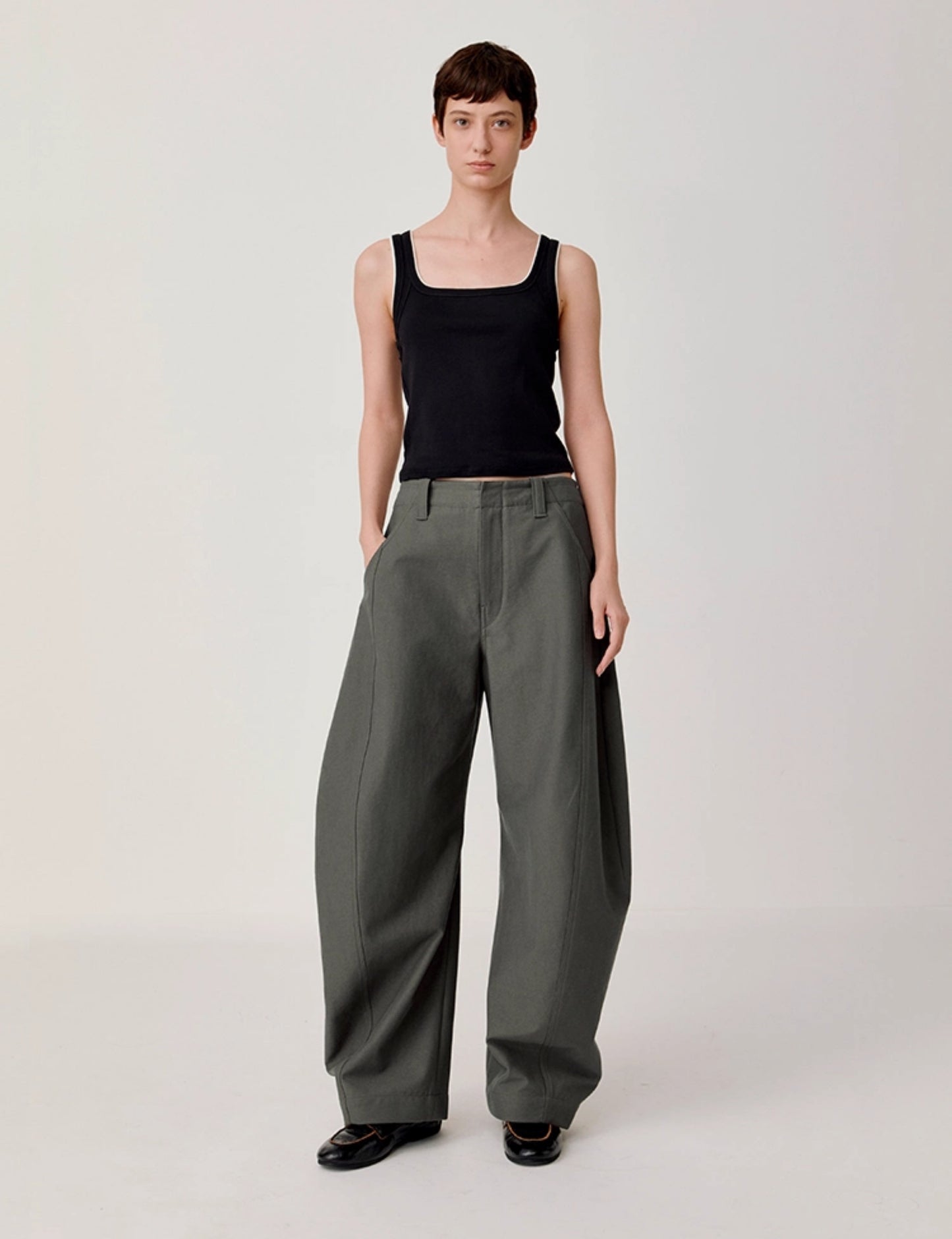 Vintage Cotton Casual Pants