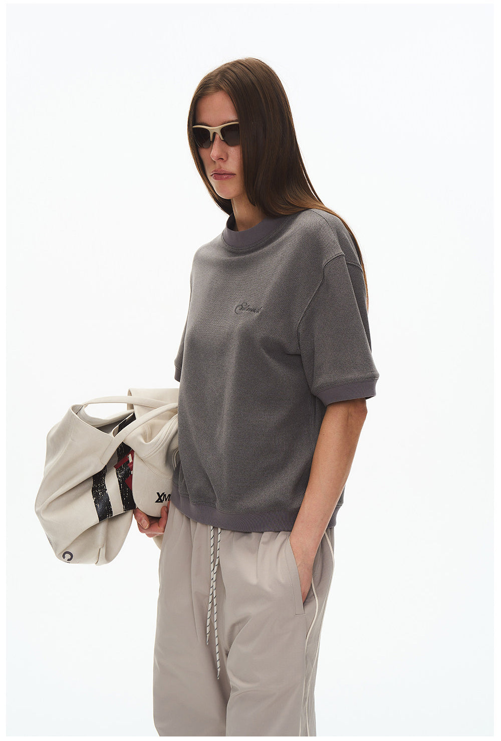 Relaxed Fit Casual Round-Neck T-Shirt