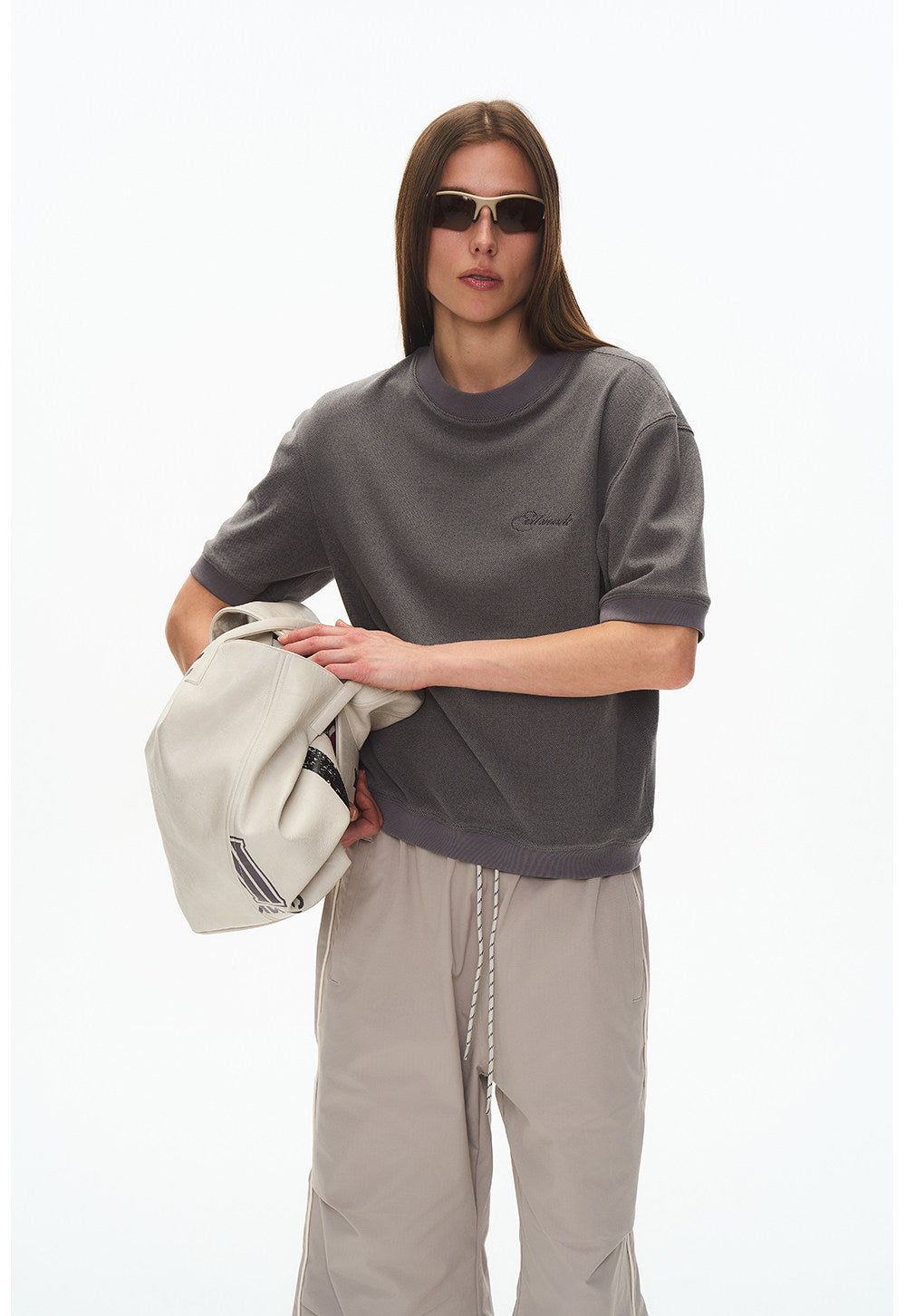 Relaxed Fit Casual Round-Neck T-Shirt