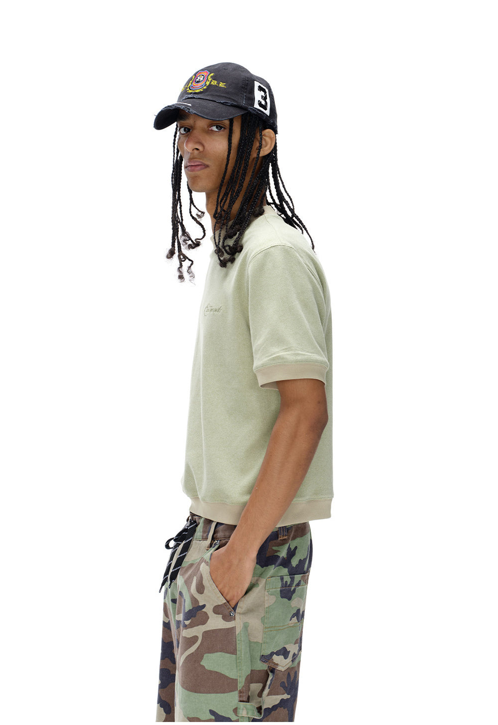 Relaxed Fit Casual Round-Neck T-Shirt
