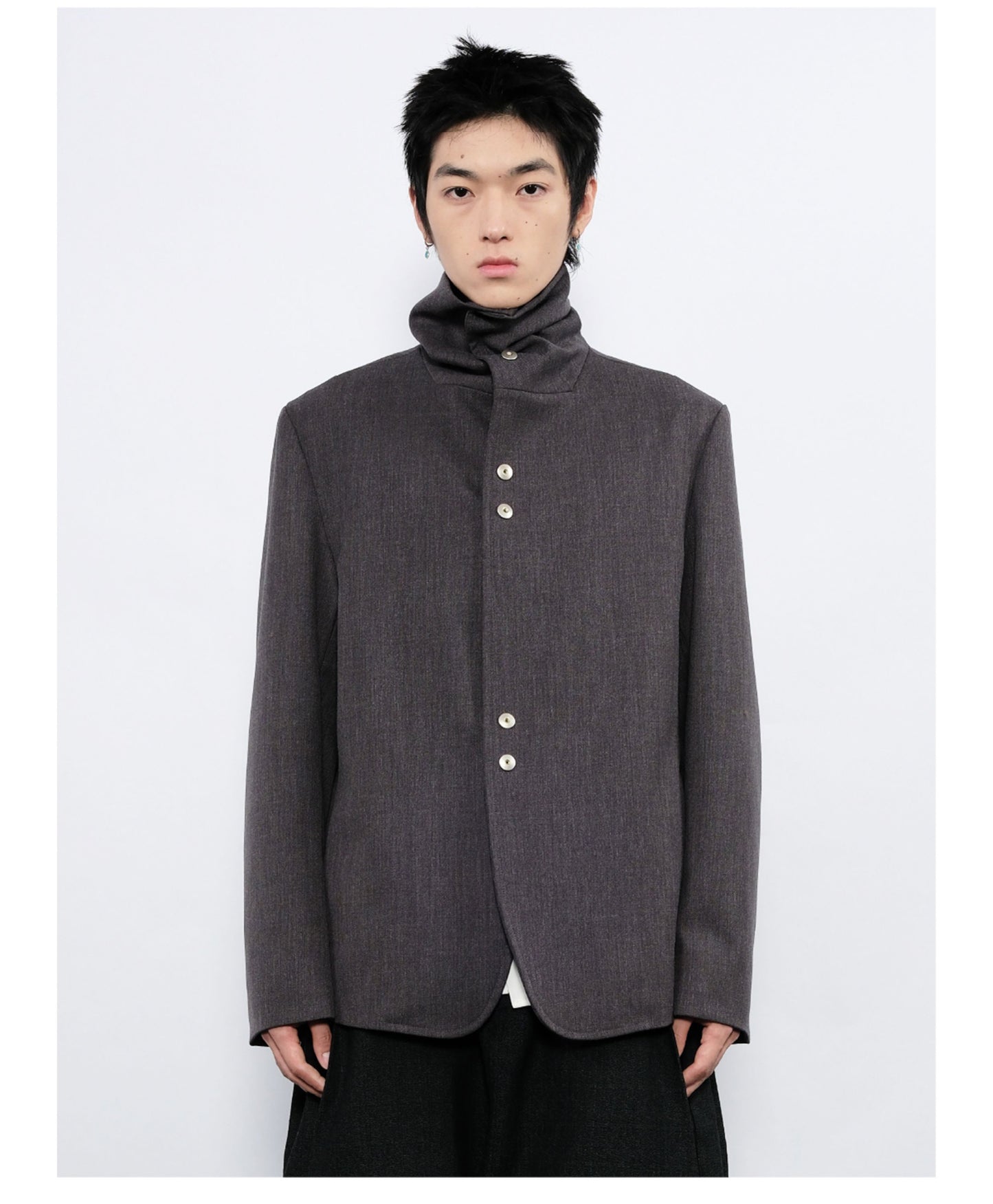 Multi-Style Metal Button Jacket