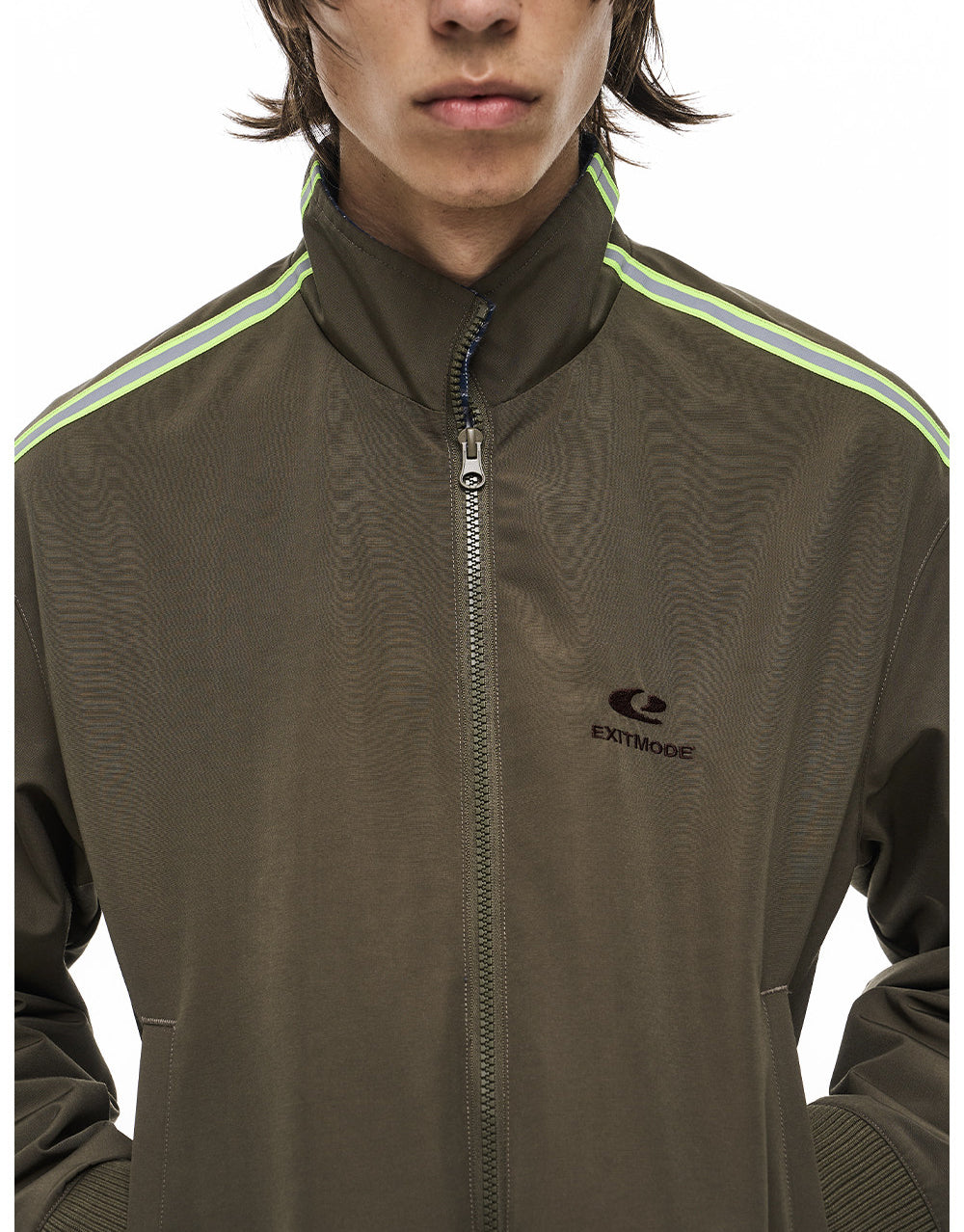 Vintage Reversible Stand-Collar Jacket