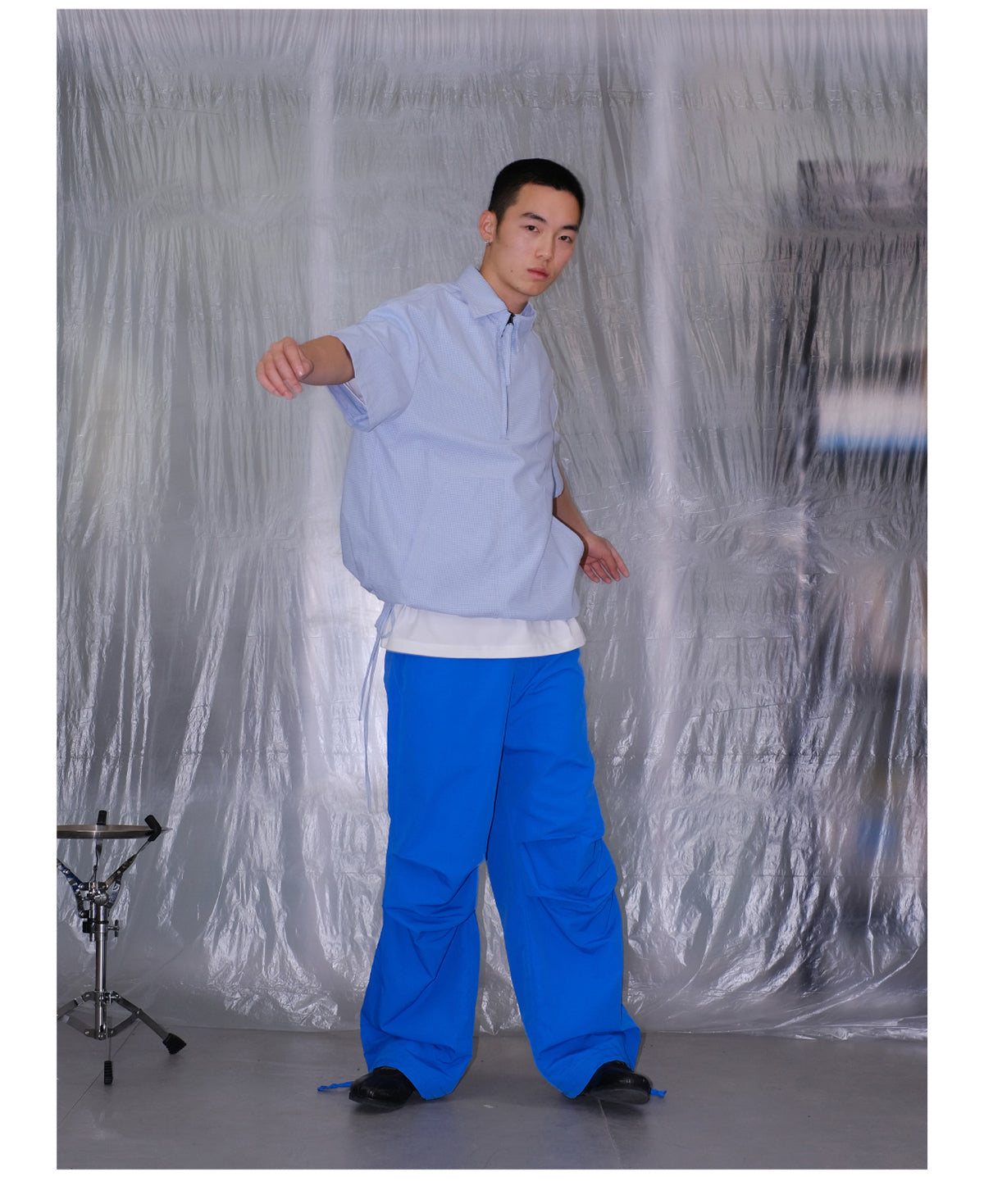 Pleated Paratrooper Pants