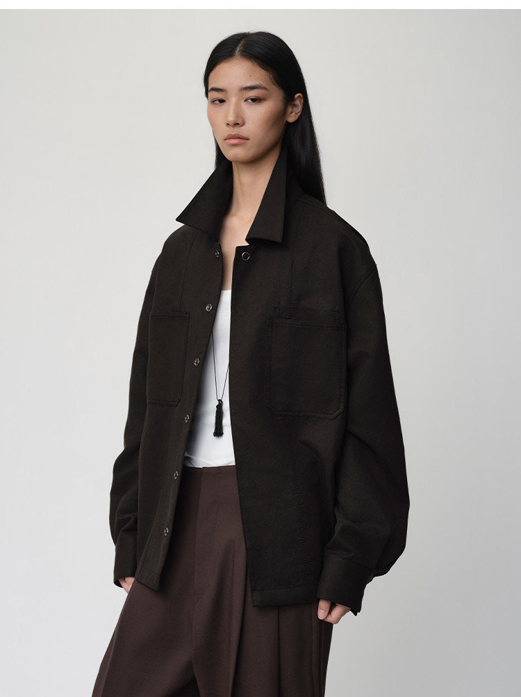 Patch-Pocket Casual Jacket